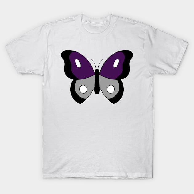 Butterfly Pride - Ace T-Shirt by inparentheses